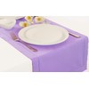 PurpleEssences Lavender Table Runner - Hemstitch Detail - 100% Cotton