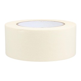 Masking Tape for Decorators and Painters, 24mm/48mm x 30m, 140 Microns, 3 or 6 Pack, White, For Painters Decorators, Home Office Hobbies (3 Pack- 48mm)