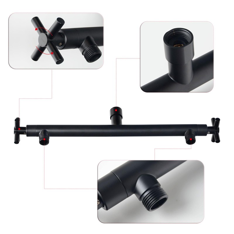 HAOXIN Double Outlet Manifold with Shut Off Valves for Dual