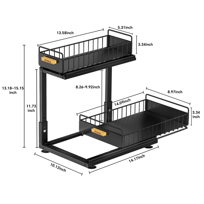 Under Sink Organizer Kitchen - Bathroom Organizers and Storage 2