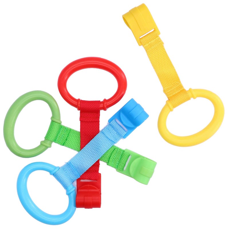 Yosoo Baby Pull Up Rings, 4pcs Baby Pull Up Rings