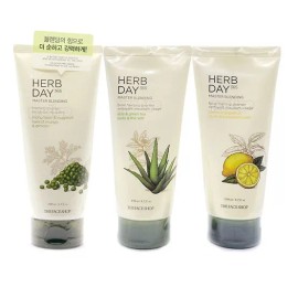 더페이스샵 The Face Shop Herb Day 365 Cleansing Foam 170ml x 3 pieces_Choice