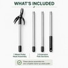 Stand-Up Weed Puller for Garden – 45-Inch Adjustable 4-Claw Root
