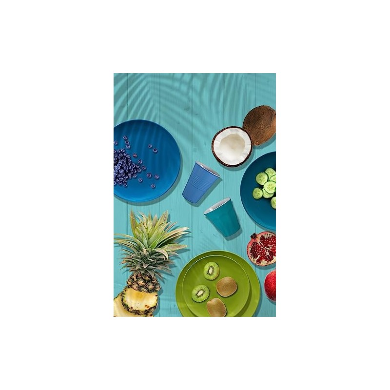 Serroni Café Two-Tone Melamine Cup, 260 ml, Dusty Grey