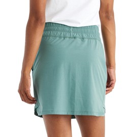Free Fly Women's Pull-On Breeze Skirt - UPF 50+ Sun Protection Casual Skirt for Women - Athletic, Travel, Golf - Sabal Green, Medium