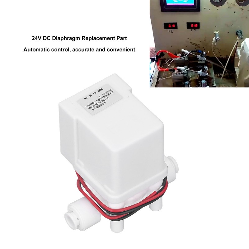 1/4 Inch PE Pipe Electric Solenoid Valve DC 24V Diaphragm