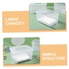 CAXUSD 4PCS Refillable Wipe Dispenser with Lid Portable and Plastic