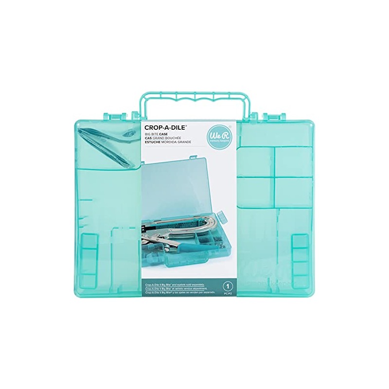 We R Memory Keepers Crop-A-DILE Big BITE CASE, color verde