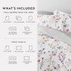 LINENS & HUTCH Bedding Bundle, Patterned Microfiber Comforter Set and