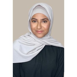 Modish Girl Matching Chiffon Hijab Set-Misty Lilac