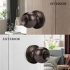 Probrico Keyed Alike Door Knob Locks, Exterior Door Handles, Front