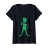 Womens Cartoon Alien Giving Thumbs Up Fun Character For Kids