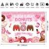 Happy Mother's Day Backdrop Donuts with MOM Sprinkle I Iove