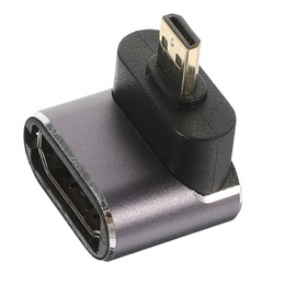 OSALADI Video Connector Adapter Angled Converter for Tv Projector Receiver Construction Signal Transmission Easy to Use No Installation Required