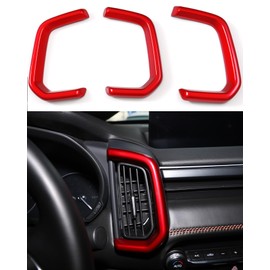 Birbenben for Mazda CX50 2023 2024 Central Control Air Conditioning Outlet Cover, Red Interior Trims Cover Accessories for 2024 2023 Mazda CX-50 CX 50 (Red)