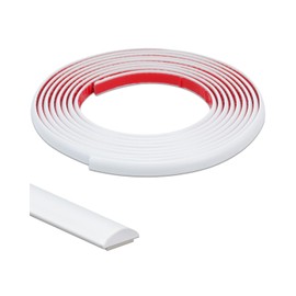 9.8 Ft Peel and Stick Trim, White(Paintable) Waterproof Molding Trim for Walls Edges, Borders, Window Frames, Backsplash Tiles, Flexible and Self Adhesive Trim