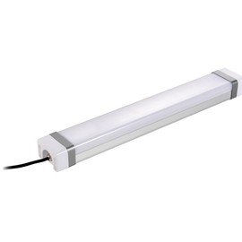 Trace-Lite 4FT LED Vapor Tight, 120~277VAC Voltage Sensing, 5000K CCT, IP65 Waterproof, 6' White Line Cord, Gore Vent