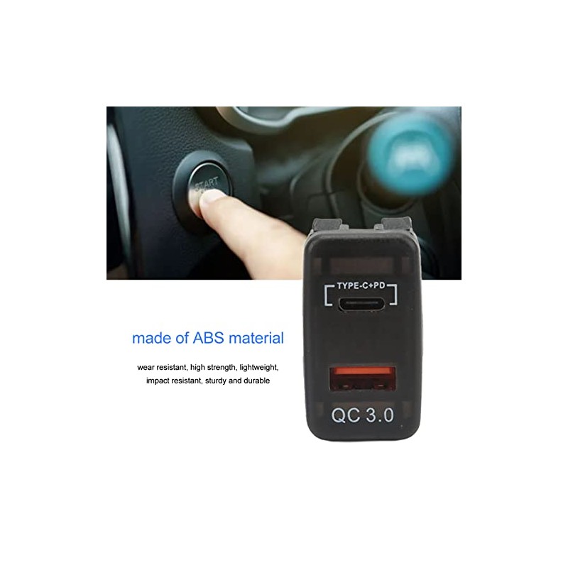 Adaptador De Corriente Inteligente Para Automóvil Con Doble USB Y