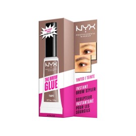 NYX The Brow Glue Instant Styler Taupe - 0.17 OZ Gel Formula Flake-resistan<wbr/>t