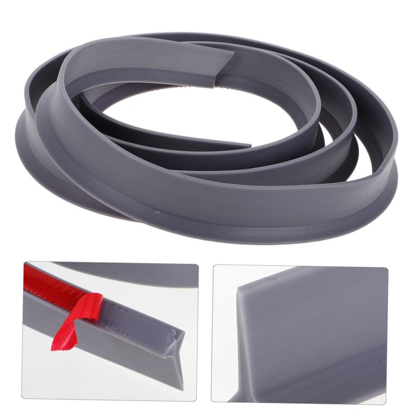 BUGUUYO Seal Strip Water Guard Flexible Shower Barrier for Bathtub