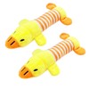 Landrain 2 Stück Anti Stress Ente Hund, Antistressente Hunde Hundespielzeug