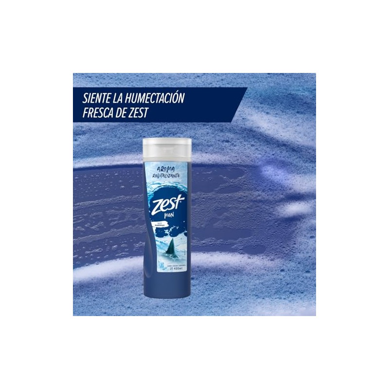 Jabón Líquido Corporal Zest Men 400 ml