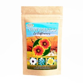 New Mexico Wildflower Seed Mix, Covers 325 Sq Ft, 14 Flower Varieties, Over 30,000 Seeds, Created By Nature