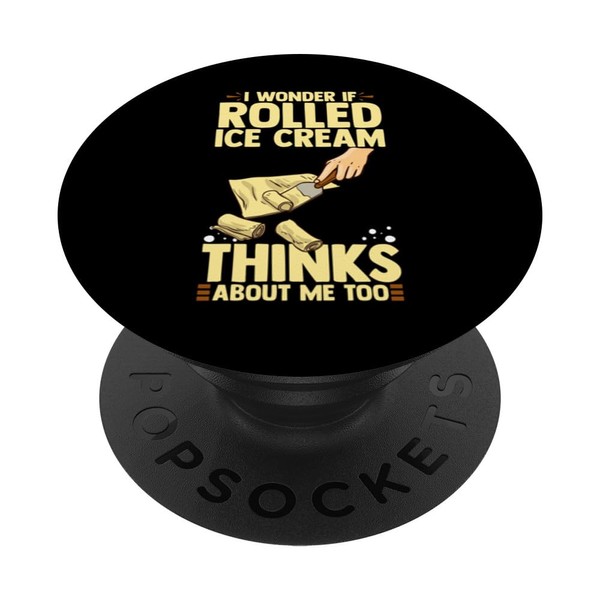 Rolled Ice Cream Dessert Recipes Machine Maker PopSockets Standard PopGrip