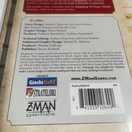 Z-Man Games Boardgame Kingsburg Module 6 Bag - New Unpunched - Free Shipping