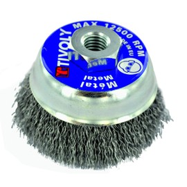 Tivoly XT202520134 Corrugated Brush Diameter 80 mm-M14 Corrugated Steel Cutter M14, 80