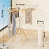 Tripod Drying Rack Portable, Foldable Drying Rack Clothing with 12