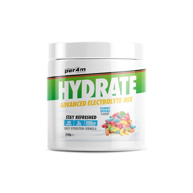 Per4m Hydrate Electrolyte Mix Powder | Contains 500mg Cocomineral |