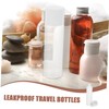 TOVINANNA 3 Pack Squeezable Travel Toiletry Bottles Leakproof Liquid Containers