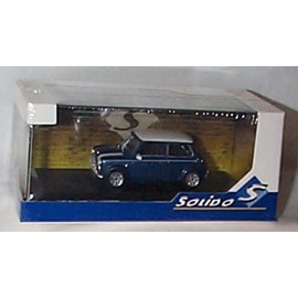solido MINI C00PER 1.3i Sport Pack Tahiti blue 1997 car 1.43 scale diecast model