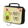 Mr. & Mrs. Panda Avocado Party Time Toiletry Bag, yellow,