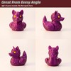 Wolf Duck 3D Printed Small Gothic Duck Figurine, Desk Duck