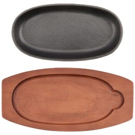 Pearl Metal HB-3054 Mini Cast Iron Sprout Steak Plate