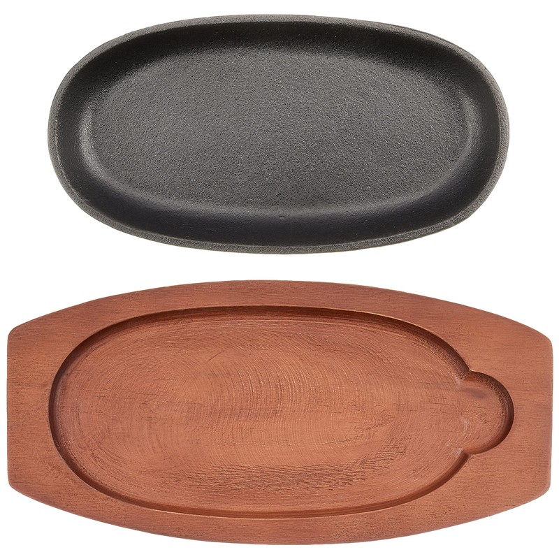Pearl Metal HB-3054 Mini Cast Iron Sprout Steak Plate