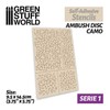GREEN STUFF WORLD GSWD-10739 Green Stuff World Stencil Sheet Ambush