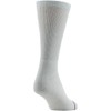 MediPeds Men's COOLMAX Crew Socks, 4-Pack Sockshosiery, white, Shoe Size: