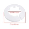 4 PCS Wall Flange outer diameter flange Easy Installation Plastic