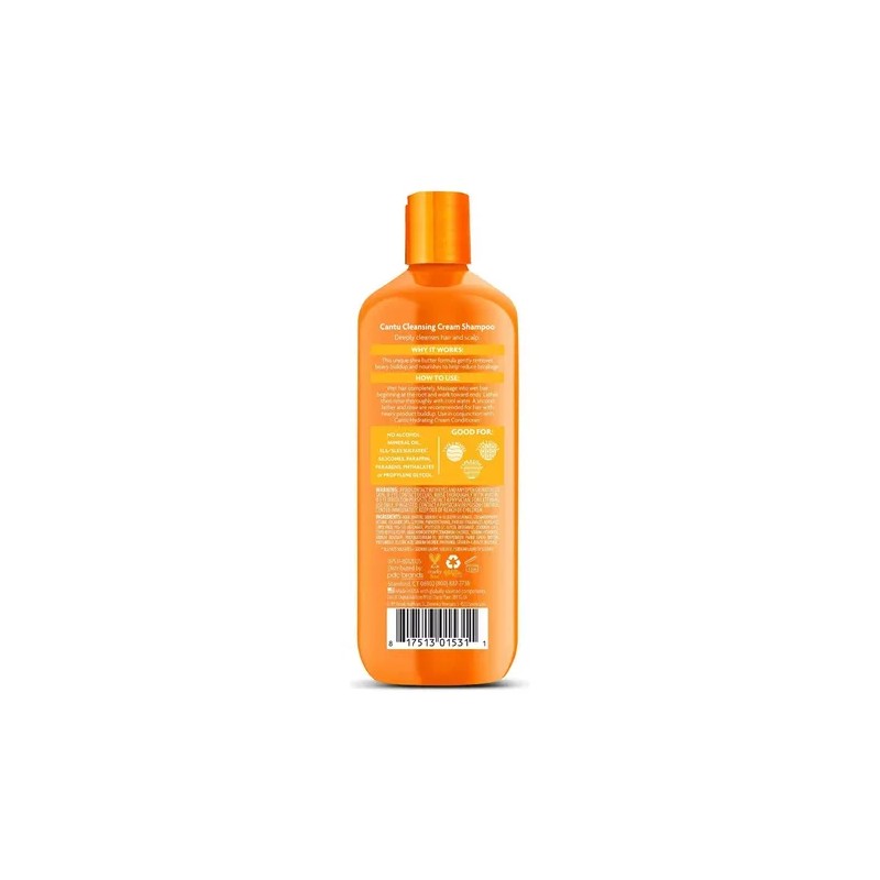 Shampoo Para Rulos Cantu 400 Ml Manteca De Karite