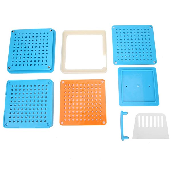 Capsule Filler with 100 Holes, Capsules for Filling, 1000 Empty