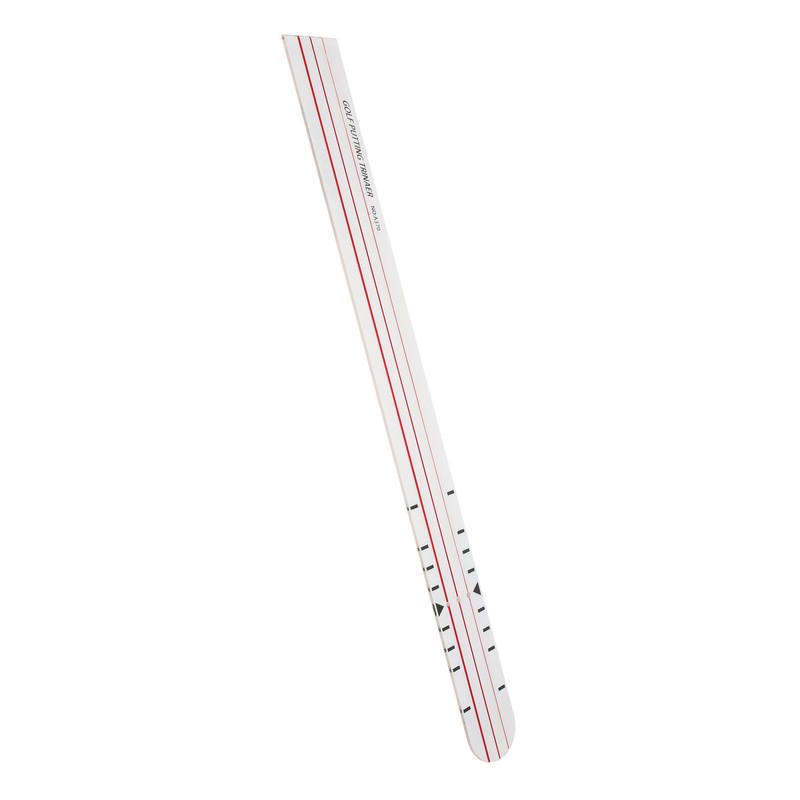 Golf Putting Mat Acrylic Accurate Scale Line Portable Double Sided