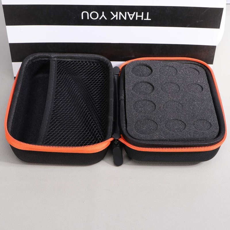 Minkissy 12 Bottle Essential Oil Storage Case - Orange EVA