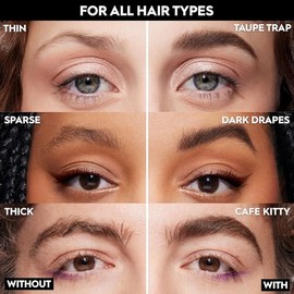 Urban Decay Big Bush Brow Gel, Gel para Cejas Voluminizador de Larga Duracin, Hasta 24 de Fijacin, Resistente al Agua, A las Manchas y Descamacin con 