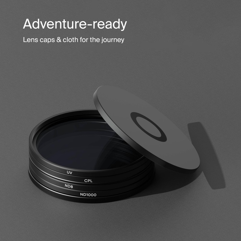 Urth 49mm 4-in-1 Lens Filter Kit (Plus+) — UV, CPL,