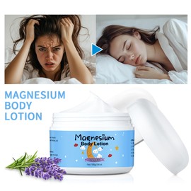 Magnesium Body Lotion - Body Moisturiser With Calming Lavender Essential Oils & Shea Butter To Aid Sleep- Magnesium Butter For Sleep- Body Skin Care Apply To Legs,Arms Or Chest