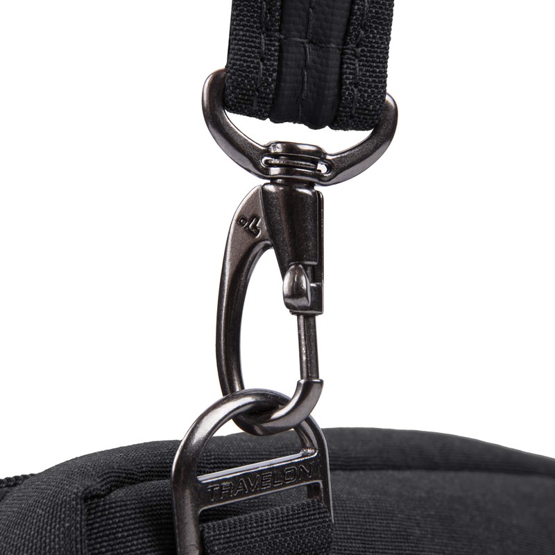 Travelon Anti-Theft Metro Convertible Sm. Cross Body Bag, Black, One