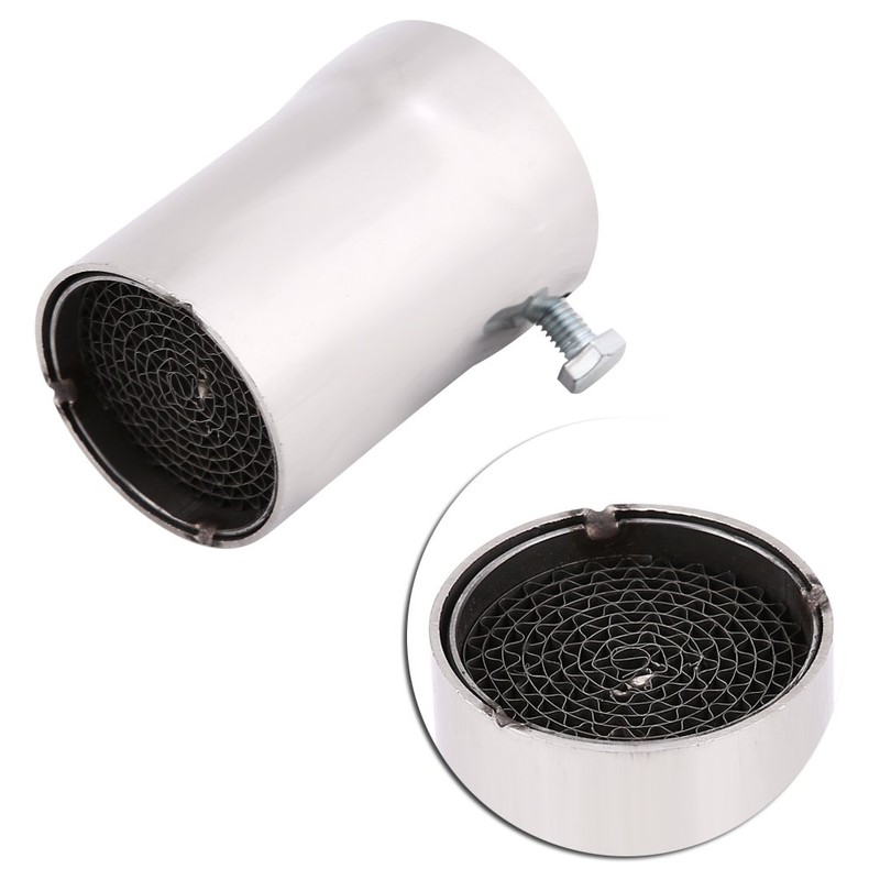 51 mm Universal Motorcycle Exhaust Pipe Silencers Stainless Steel Removable